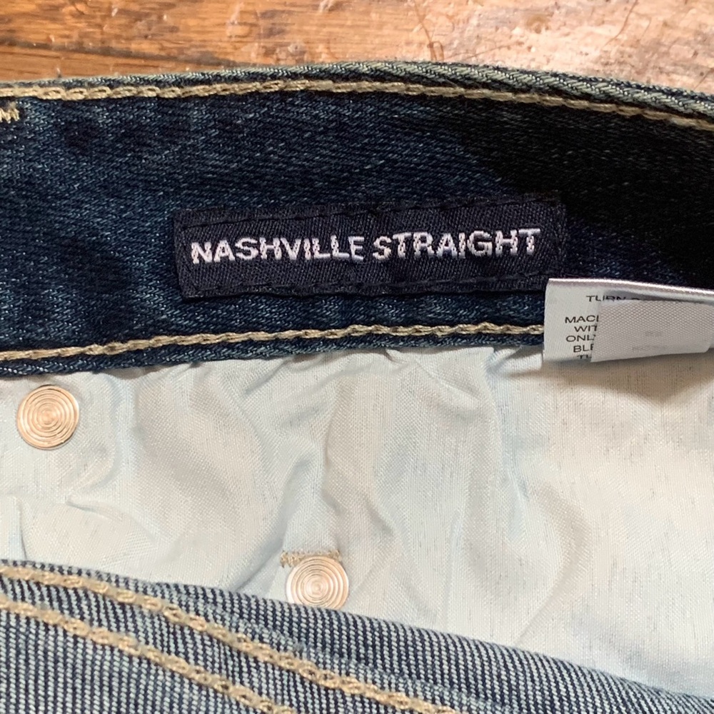 ⭐️SOLD⭐️Flag & Anthem Mens Downey Nashville Straight Jeans |38 X 34 | Blue NEW!! - Picture 9 of 14